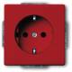 Busch Jaeger 2CKA002013A5464 BJ 20 EUCKS-12-82-101 SCHUKO Steckdosen-Einsatz rt RAL3020 future