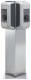 KEBA 99839 Triangle pedestal for two wallboxes stainless steel