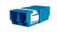 LWL-Kupplung, LC-Buchse/LC-Buchse, 9/125 µm Singlemode, Duplex, PVC, blau, ohne Flansch