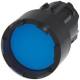 Siemens 3SU10000DB500AA0 3SU1000-0DB50-0AA0 Drucktaster 22 mm rund Ku. blau Frontring hoch