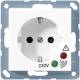 Jung A 521 UF WW SCHUKO socket 16 A 250V ~ screw terminals with function display