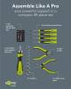 Goobay Werkzeug-Set Advanced, 49-tlg. - Werkzeuge und Bit