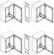 Schneider Electric NSYSUPLA4G screen set Regend. PLA (Z), 