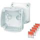 Gustav Hensel 62000442 Hensel DK 0102 W Kabelabzweigkasten 0,75-2,5qmm 3ph 5x 3-Leiter