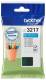Brother LC3217C Ink Cartridge - Cyan - Inkjet - 550 Page