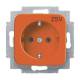 Busch Jaeger 2CKA002011A2233 20EUC-14-212-102 socket outlet with imprint ZSV Busch-Duro 2000 SI orange (ZSV)