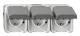 Merten MEG2391-8029 SCHUKO triple, horizontal outlet EAA. AQUASTAR