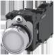Siemens 3SU11520AB603FA0 push-button switch 22 mm round white button S+Ö AC/DC 24 V