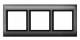 Merten 400314 AQUADESIGN-Frame 3-gang anthracite,