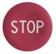 Schneider Electric ZBA434 Schneider button plate round flat red STOP white for pushbutton D=22mm