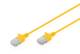 DIGITUS CAT 6 U-UTP slim patch cord Cu LSZH AWG 32/7 length 1.5m Yellow