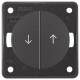 Berker 936532505 0 blind rocker switch with symbol arrow 1 pole Integro Flow / Pure A