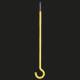 Kaiser 1225-14 concrete light fixture hook self-forming shaft L:140 mm fully insulated
