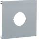 Hager BRA1201D45ELN Cover 1-way d=45mm for UP without frame Alu OT120mm anodized