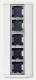 Siedle KSA 605-0 DG Kommunik.-Display Ap 5Module 531mm Dunkelgrau-Glimmer 039555