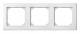 Merten 484319 frame 3-fold M-SMART, 484 319 polar white