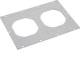 Hager MES-FLA04 Flange for filter fan IP40 298x200 mm (W x D)