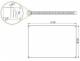Schneider Electric NSYSVR608 Schneider SF roof 600x800mm with ventilation slots