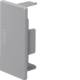 Hager LF3006067030 End piece hfr for LF/LFF 30x57 mm stone grey