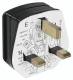 Bachmann 910.176 safety plug , England UK 13A/250VAC black