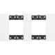 Legrand KA4802M2KW BTicino LivingNow cover frame 2x2-module in color version White
