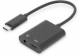 DIGITUS USB Verteilerkabel Type-C auf Type-C + 3.5mm ST/BU/BU