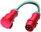 Benning 044128 Messadapter aktiv 32 A CEE 5-polig für Leckstromzange CM9