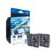 BROTHER LC-985 ink cartridge black standard capacity 2 x 300 pages 2-pack blister without alarm