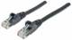 Intellinet 342063 Cat6 U/UTP Netzwerk-Patchkabel, 2 m, schwarz, 10G, 250 MHz, 24 AWG, RJ45, Litzendraht, Rastnasenschutz, vergoldete Kontakte