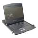 DIGITUS DS-72211-3TR Modulare Konsole mit 48,3 cm 19 Zoll TFT, 16 Port KVM, Touchpad, TR Tastatur, RAL 9005, schwarz