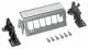 Hager FZ06MMO patch panel 6-fold without modules for top-hat rail and screws
