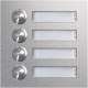 Elcom 5810124 CZM-140 Est button module MODESTA 4 buttons + 4 LED 50 x 12 mm 