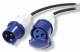 APC PDX332IEC-1080 Modular IT Power Distribution Cable Extender, IEC 60309 32A M zu IEC 60309 32A F, AC 230V, 10,8m,