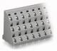 WAGO 737-753 three-tier terminal strip for circuit boards 0.08-2.5 mm² gray