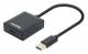 Manhattan 153690 1080p USB-A auf HDMI-Adapter Konverter mit USB 3.0 (USB 3.2 Gen 1) Typ A-Stecker auf HDMI-Buchse, 1080p@60Hz, schwarz