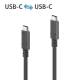 PureLink PI6000-015 USB-C to USB-C Ka 3A 5Gbps PureInstall 1.50m PI6000-015