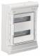 HAGER VE212SN distributor Vector IP65, 2x12PLE UV stable o.Leitungseinführung