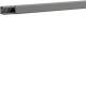 Hager BA61501507030O Wiring duct PVC without bottom punching 15x15 mm stone grey