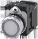 Siemens 3SU11520AB703BA0 Drucktaster bel. 22 mm rund klar Knopf 1S AC/DC 24 V