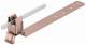 OBO Bettermann 5216192 copper roof conductor holder 157/F-CU-230, 230mm steel