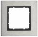 Berker 10113606 B.7 frame, stainless steel / anthracite