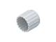 Kleinhuis 1590/21 end cap Pg21 for pipe-D283 mm PE RAL7035 light grey