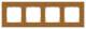 Siemens 5TG1104-1 DELTA miro frame 4-fold real matt wood type cherry tree