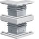 Hager BRA652103D9016 external corner base profile Alu 68x210 OT2x80 mm traffic white