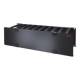 APC AR8605 Kabelmanagement-Panel 3U mit Abdeckung Schwarz TAA-konform
