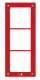 Telecom Behnke 20-4315 Behnke Frame size 3 vertical flame red RAL 3000