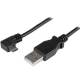 STARTECH.COM Micro-USB Charge-and-Sync Cable M/M - Right-Angle Micro-USB - 30/24 AWG - 1 m 3 ft.