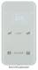 Berker 75642160 Touchsensor 2f mit Temperaturregler R.1 Glas polarweiss