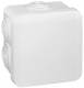 Legrand 092012 92012 square junction box, 80x80x45 mm Plexo IP55 gray memb