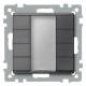 Merten 627814 switch 4-fold plus , System M anthracite